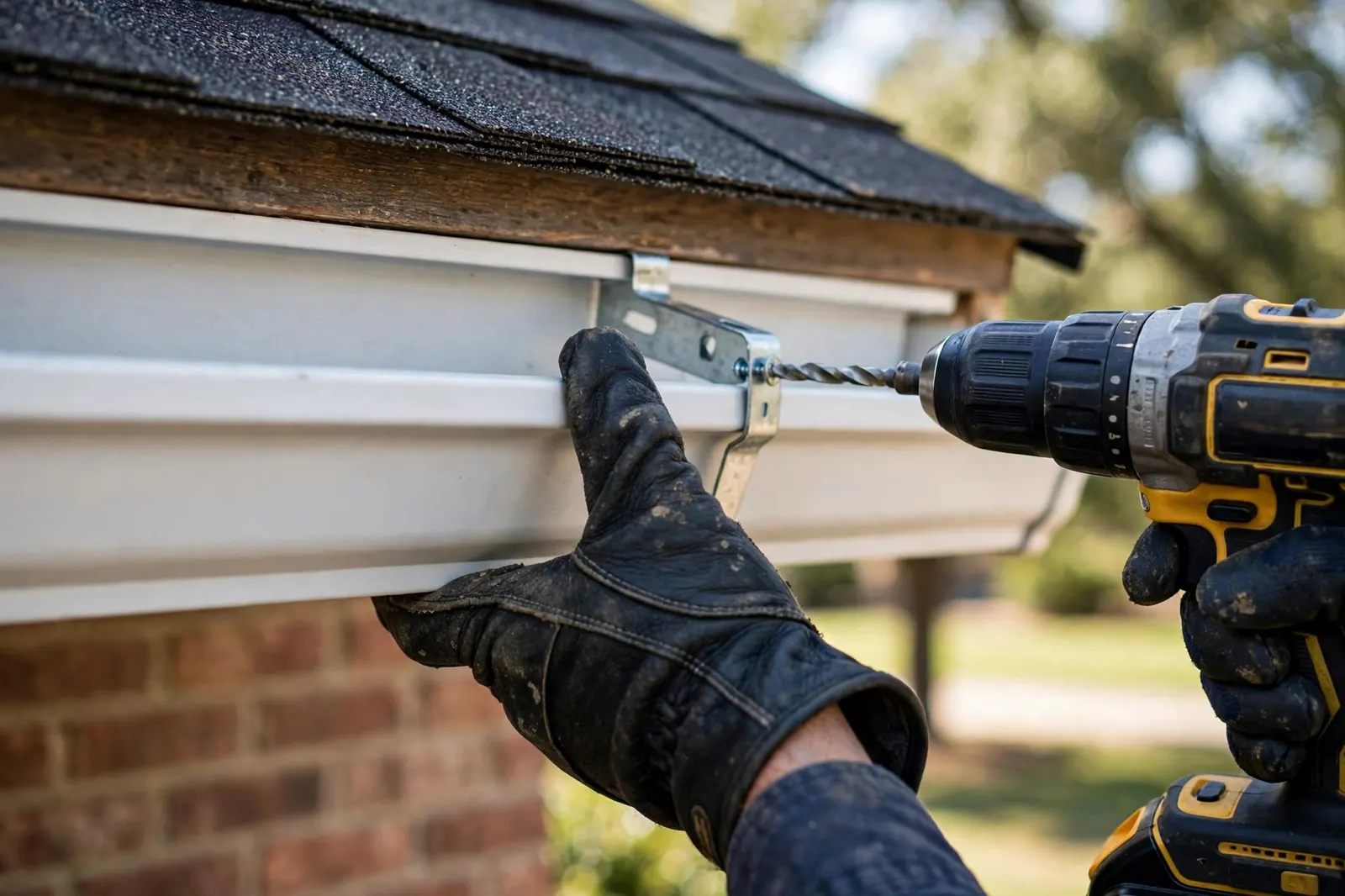How we install gutters