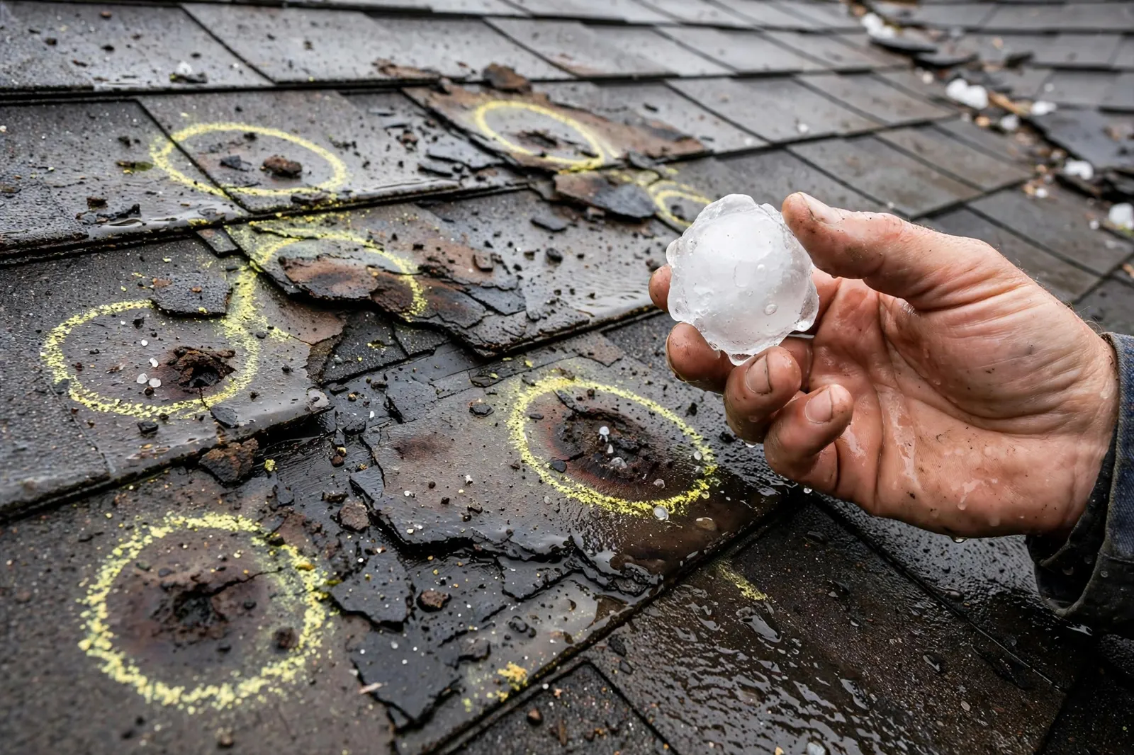 Hail Damage Roof Repair