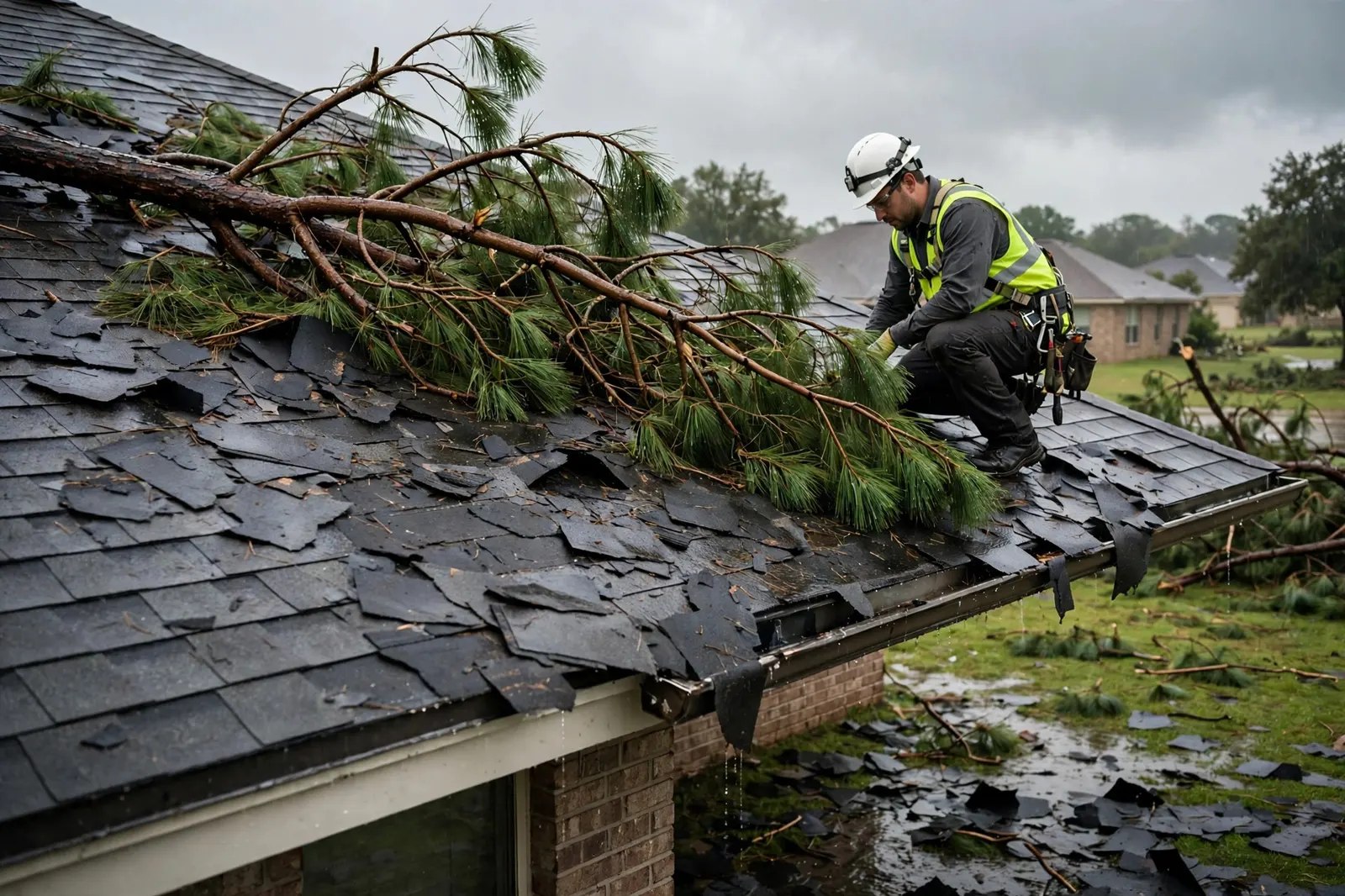 Storm Damage Roof Repair